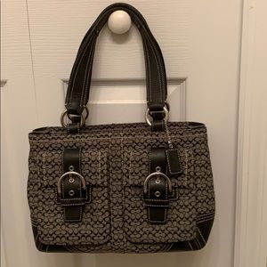 Coach print purse